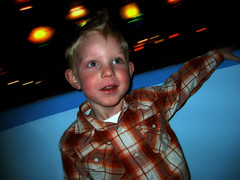 Reese on Teacups at Disneyland
